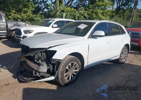 2014 Audi Q5 2.0T Premium из США, поврежденный, VIN WA1LFAFP4EA125598